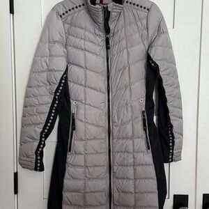 Alp N Rock Gray and Black Quilted Puffer Jacket Size 3